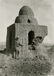 Stora graven, nekropol, Qasr Ibrim, Egypten, fotografi av Ugo Monneret de Villard