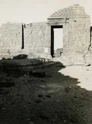 Ruiner av ett tempel, Qasr Ibrim, Egypten, foto: Ugo Monneret de Villard