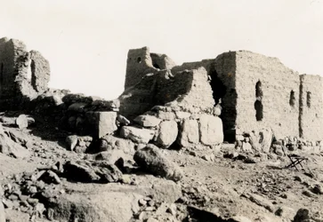 Ruiner på ön Bigeh, Egypten, fotografi av Ugo Monneret de Villard