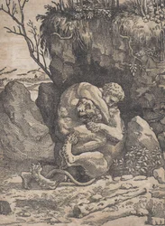 Hercules and the Nemean Lion, ca. 1517-18.