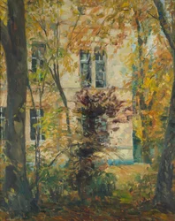 Hus med trädgård