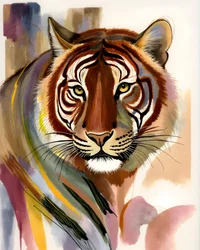 Tiger Gaze: Den vilda utstrålningen