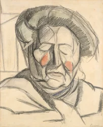 Konstnärens mor, 1915.