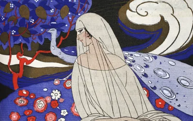 Song of Denderan (pochoirtryck)