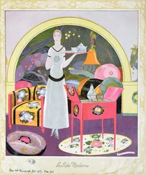 Den moderna stilen, ca. 1925 (färg litho)