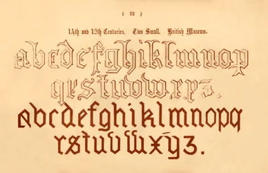 1300- och 1400-talen. Två små. British Museum, 1862