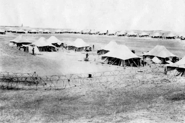15 RWR bataljonsläger, Samarra, Mesopotamien, 1918