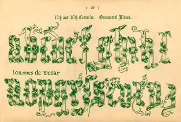 1400- och 1500-talen. Prydnadsband, 1862