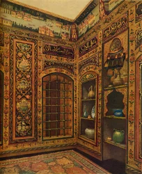 1500-talets gamla panelrum från Damaskus, 1913