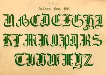 1500-talet. Gotisk. MS, 1862