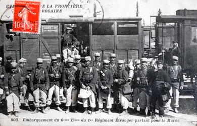 1:a regementet franska främlingslegionen, Marocko, 1911