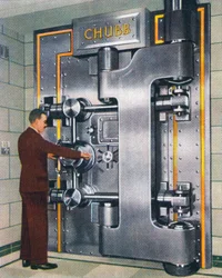 30-tons kassadörr, 1938