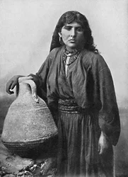 En beduin kvinna, Egypten, 1912