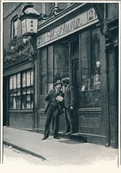 En kinesisk butik, Limehouse, London, c1900 1901