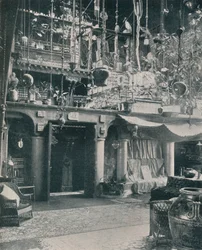 Ett hörn i Mr. Louis C. Tiffanys studio, 1897