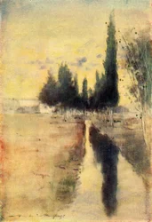 "En holländsk by nära Edenburg", 1902.