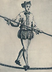 En berömd tight-rope Walker från det sjuttonde århundradet, 1942