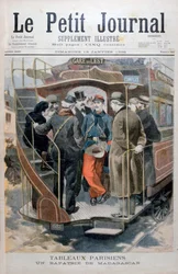 En fransk soldat hemma från Madagaskar, 1896