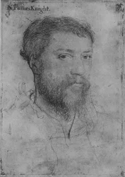 A Gentleman: Unknown Not av Holbein, c1500-talet 1945