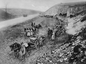 En tysk maskingevärsenhet, första världskriget, 1915