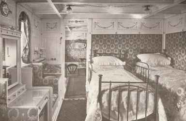 Ett hem på det böljande djupet. Ombord på en Royal Mail., 1914