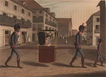 En dam på besök, 1816.