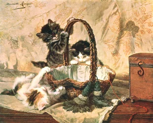 Ett glatt parti, 1892, c1902.