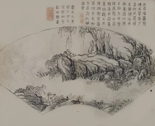 En sida från Jie Zi Yuan.