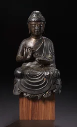En predikande Buddha, 800-talet.