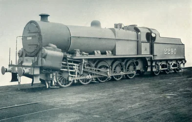 Ett anmärkningsvärt lokomotiv på Midland, 1922.
