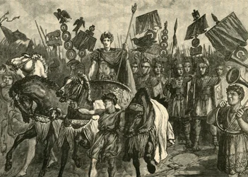 En romersk triumf, 1890.