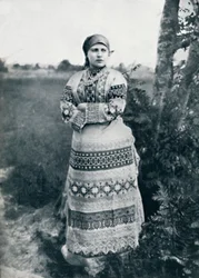 En rysk bonde i kostym, 1912