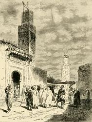 En gata i Fez, 1890.