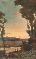 A Sylvan Stream, sent 1800-tal, c1902.