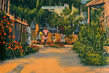 A Typical Lane Scene, c1940-talet