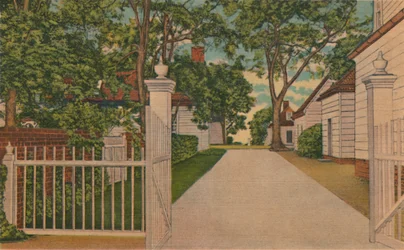 A View of the North Lane, 1946