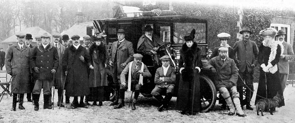A Winter Days Shooting at Sandringham, Norfolk, c1902-1910 1910