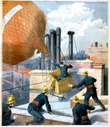 En ballong på ett tak, 1894