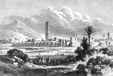 En stad i Marocko, 1800-talet