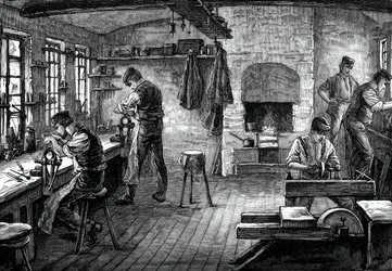 En bestickaffär, c1880