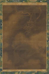 En drake och moln, Mingdynastin, 1368-1644.