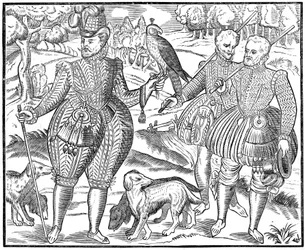 En falkonerare, 1611