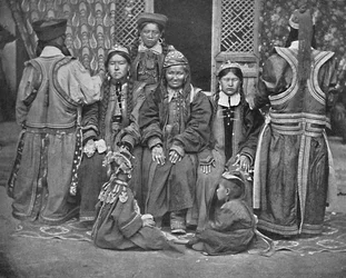En grupp mongoler, 1902