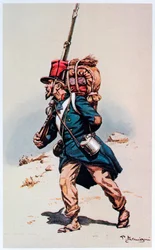 En legionär, 1832-1835