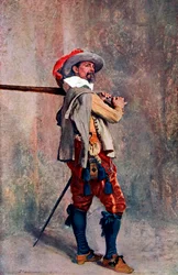 En musketör, c1600-c1650 1908-1909