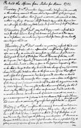 En sida från John Newtons journal, 1750-1754 1965