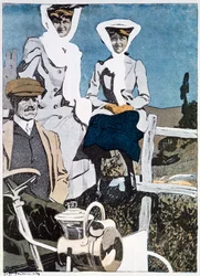 Ett tryck från den tyska tidskriften Simplicissimus, 10 juni 1907