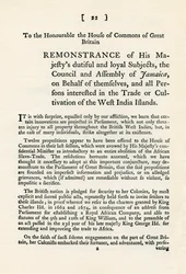 En remonstration av ämnet slavhandel, 1789 1965