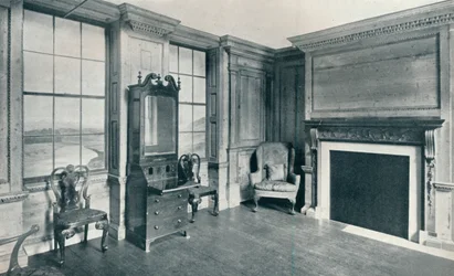 Ett rum på c1740 från 63, Mansell Street, c1740