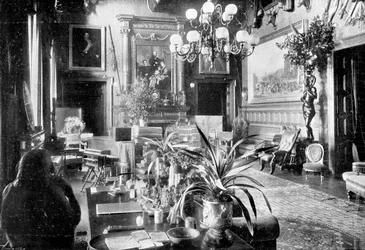 En salong, Sandringham House, Norfolk, 1910